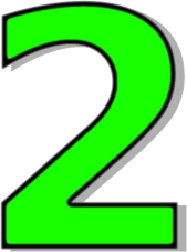 "2" graphic 